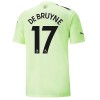 Manchester City De Bruyne 17 Tredje 2022-23 - Fodboldtrøjer (S/S) Manchester City De Bruyne 17 Tredje 2022-23 - Fodboldtrøjer (S/S)